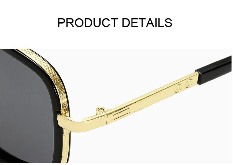 Classic Oversized Flat Top Sunglasses