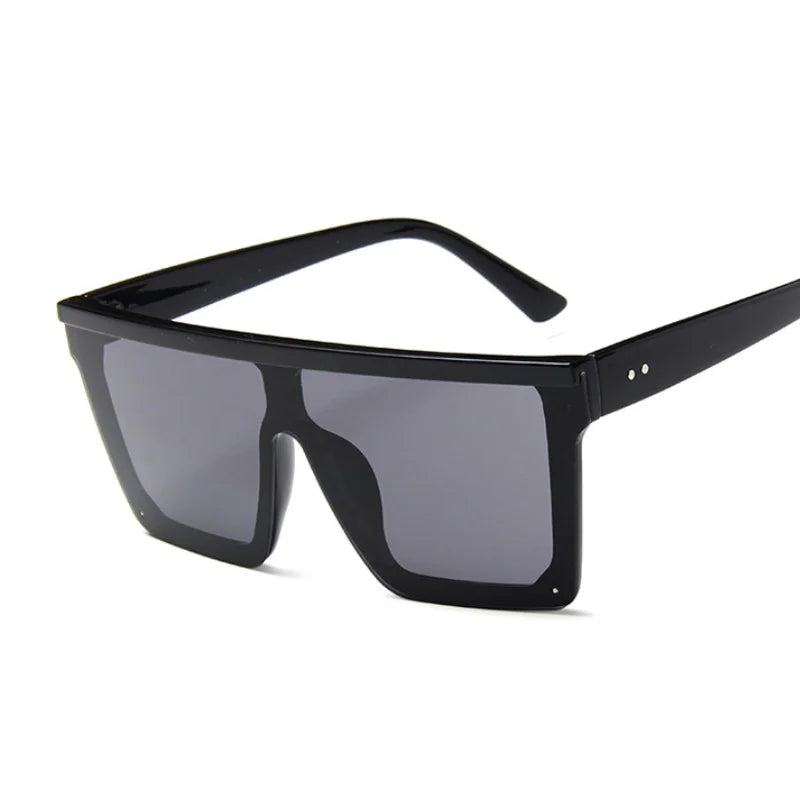 Oversized Retro Square Sunglasses