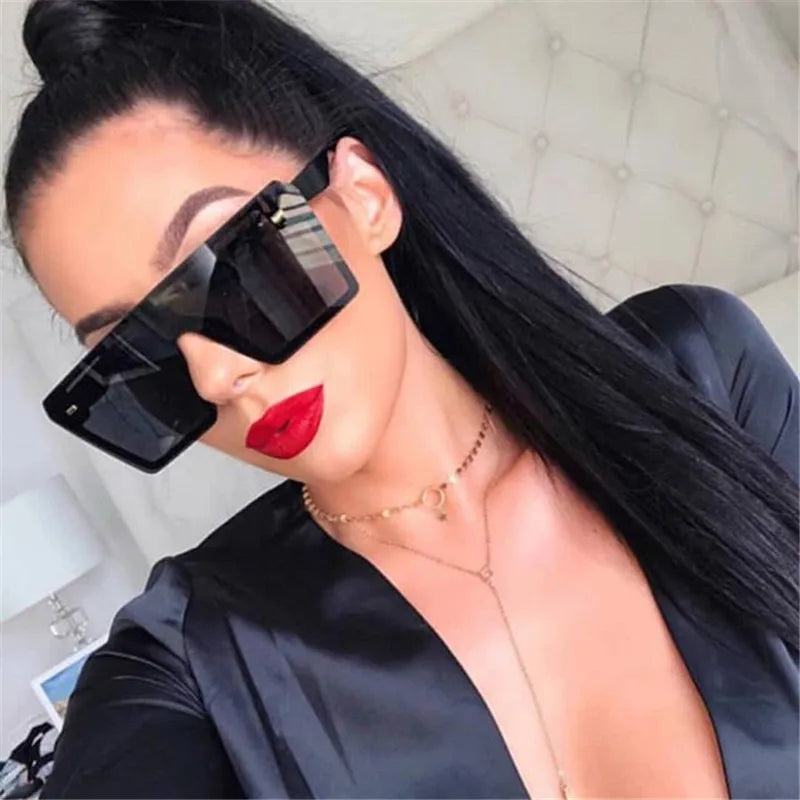 Oversize Square Gradient Sunglasses