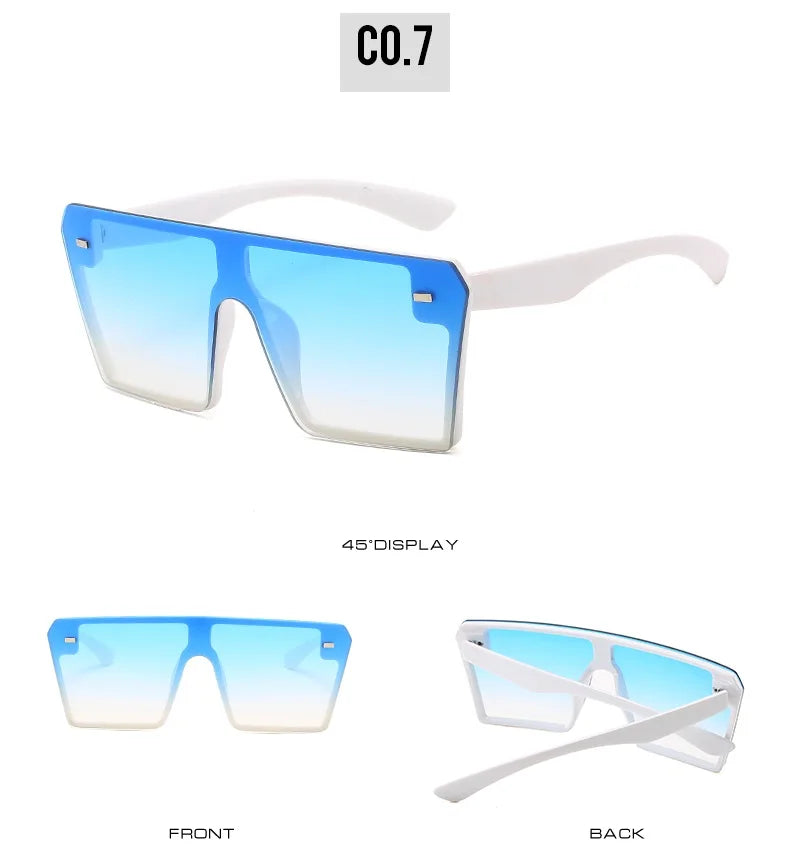 Oversize Square Gradient Sunglasses