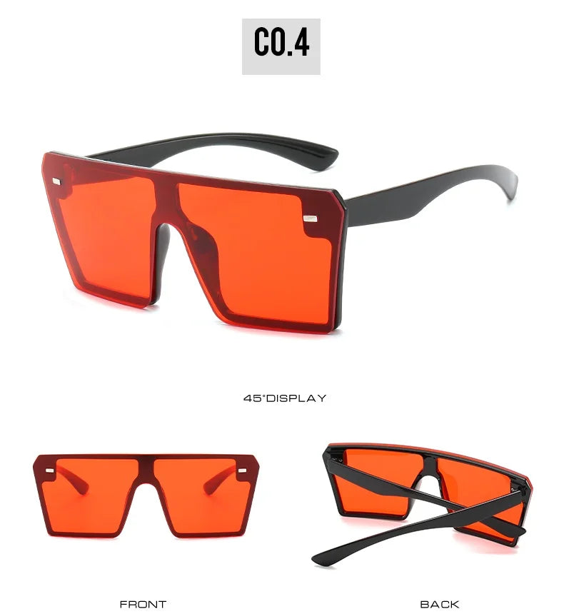 Oversize Square Gradient Sunglasses