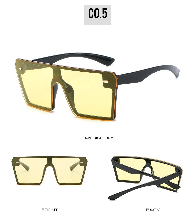 Oversize Square Gradient Sunglasses