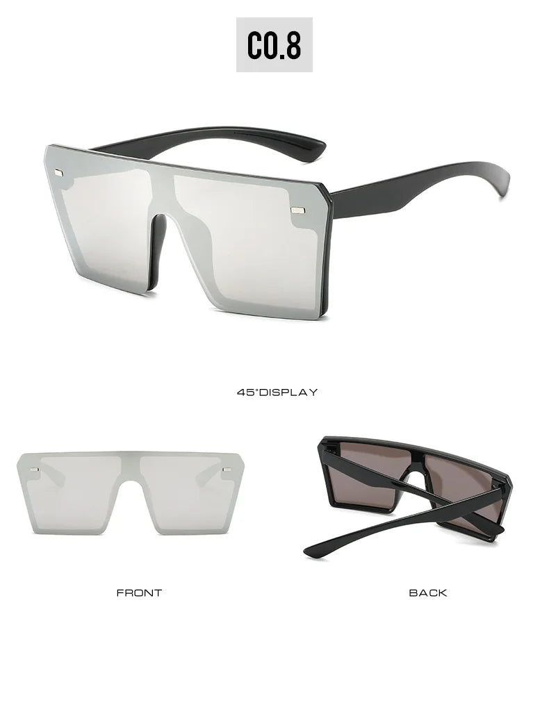 Oversize Square Gradient Sunglasses