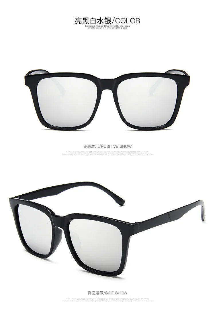 Large Frame Square Sunglasses