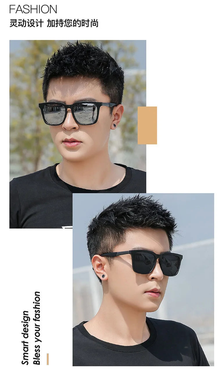 Large Frame Square Sunglasses