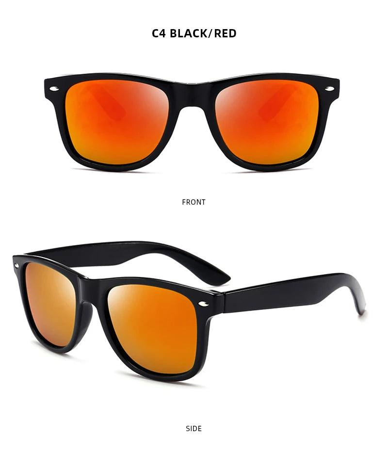 Classic Polarized Square Sunglasses