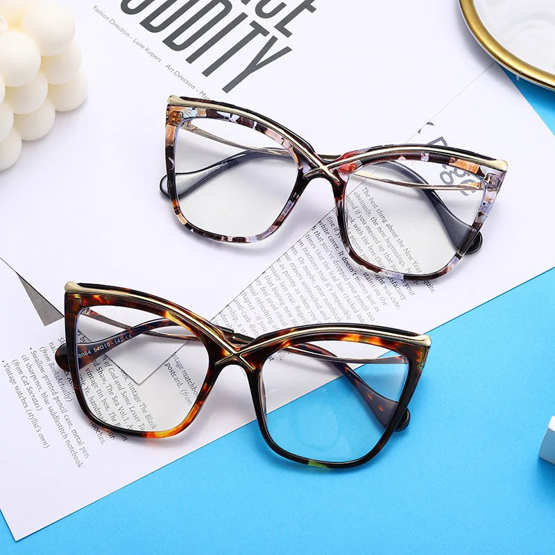 Retro Cat Eye Blue Light Glasses