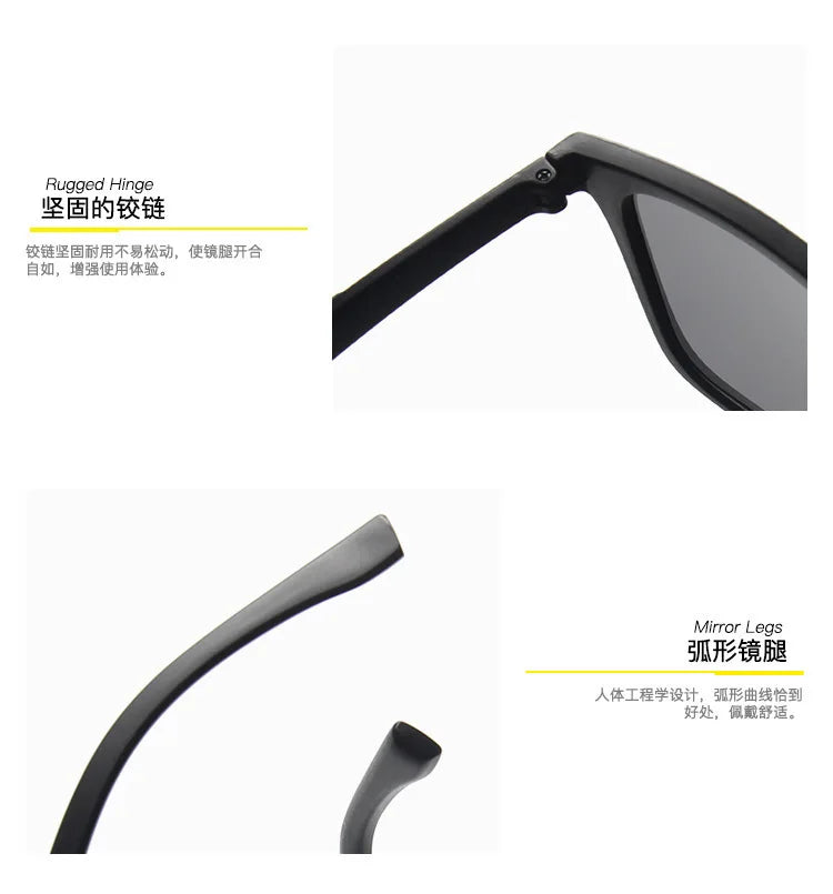 Large Frame Square Sunglasses