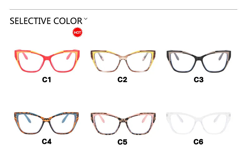 Fashion Cat Eye Anti-Blue Light Glasses