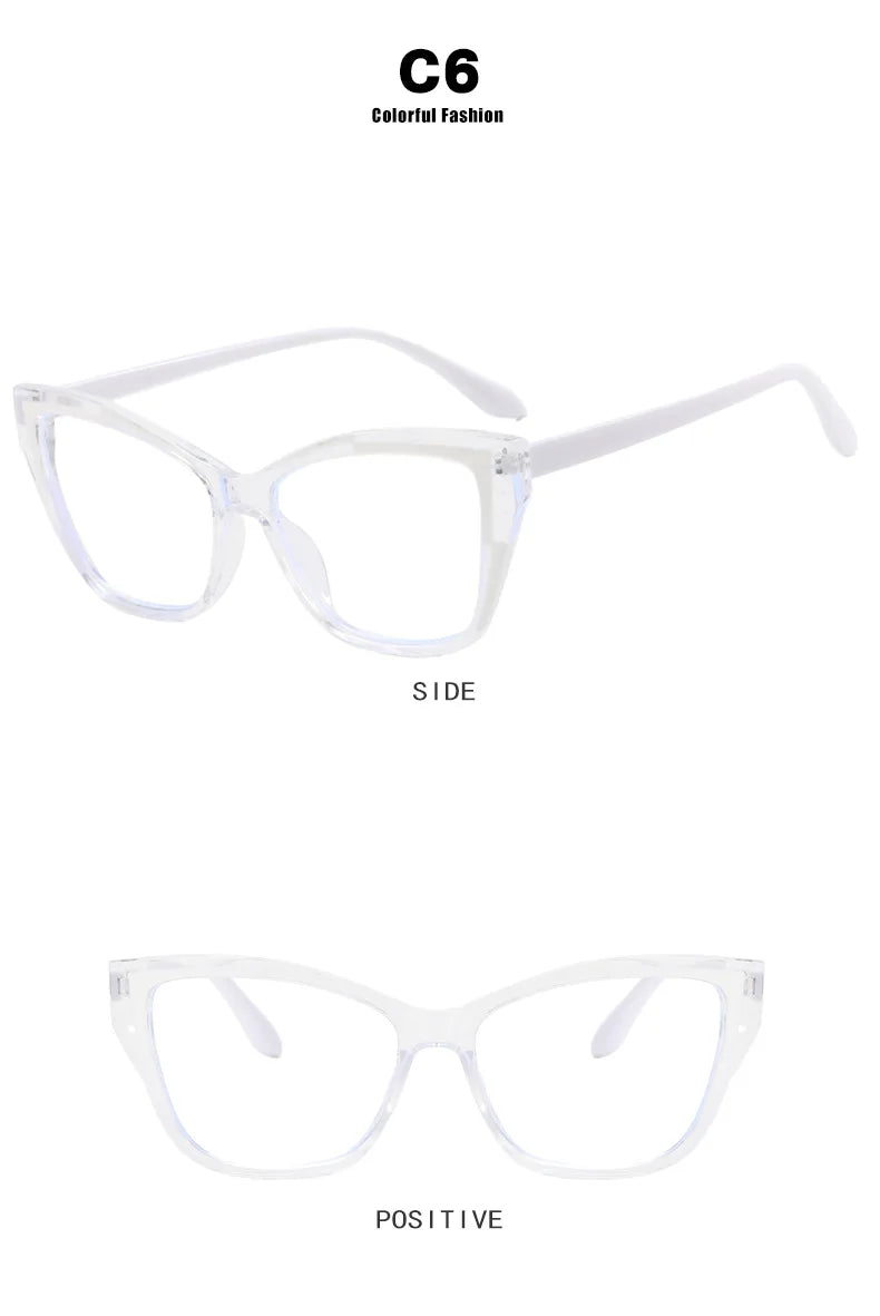 Fashion Cat Eye Anti-Blue Light Glasses