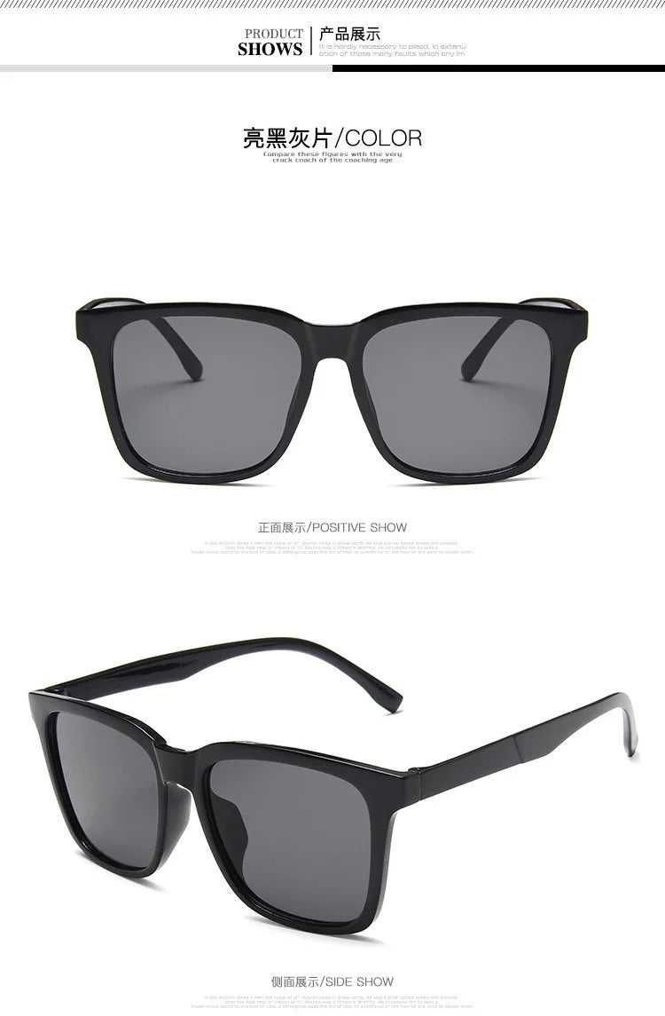 Large Frame Square Sunglasses