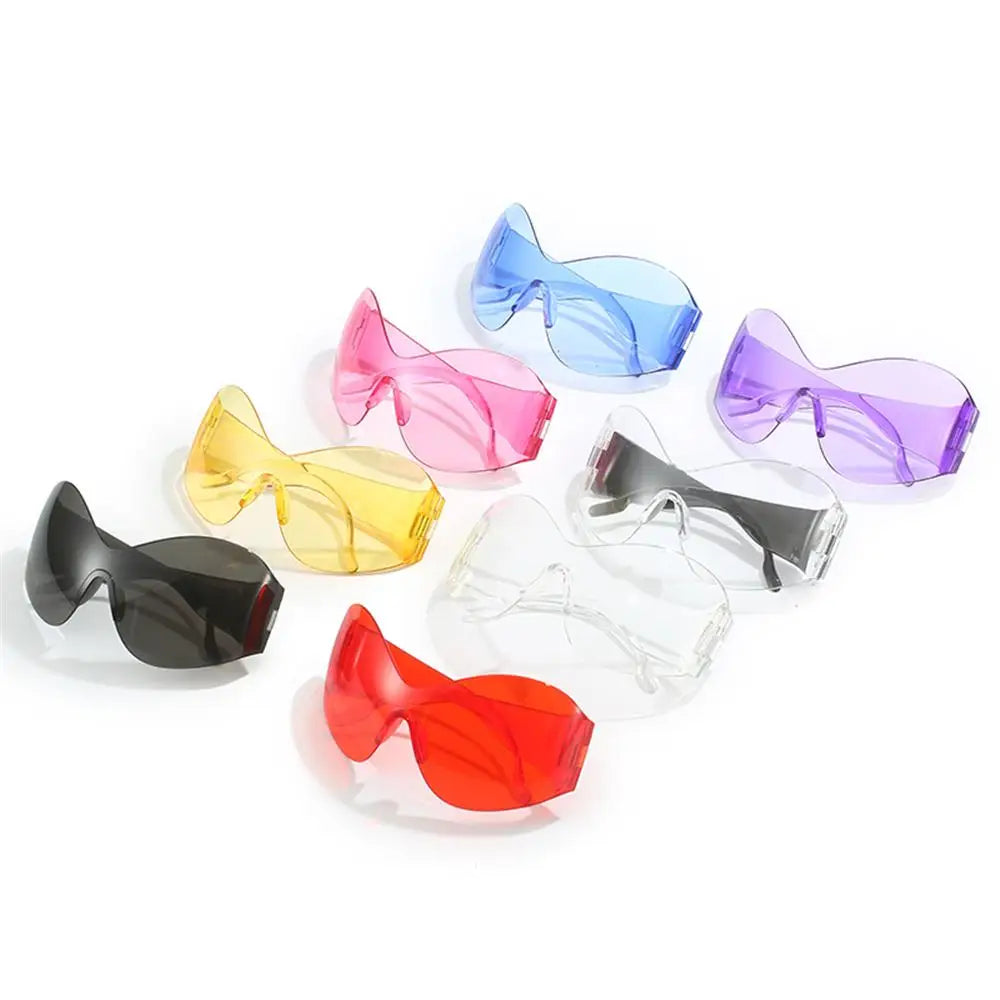 Trendy Oversized Rimless Y2K Sunglasses