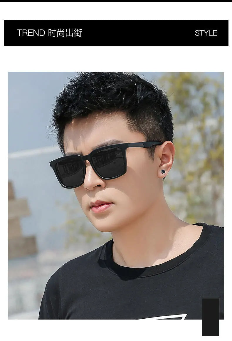 Large Frame Square Sunglasses