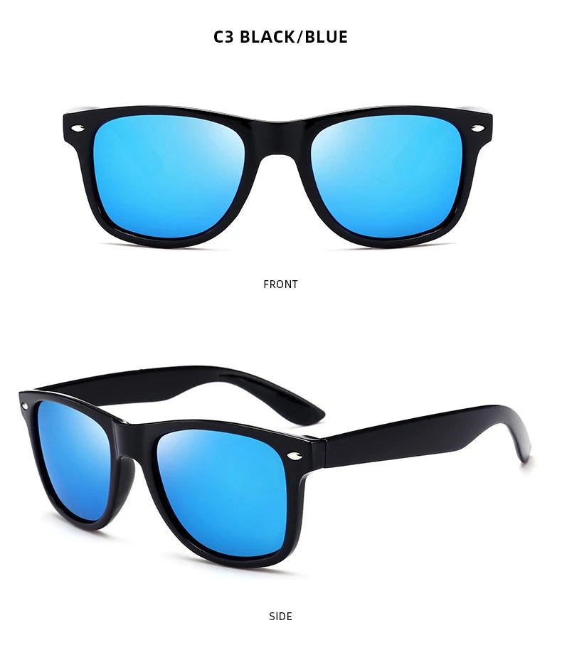 Classic Polarized Square Sunglasses