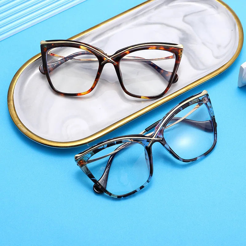 Retro Cat Eye Blue Light Glasses